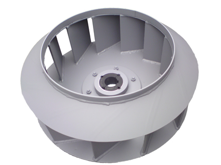 Backward curved impeller